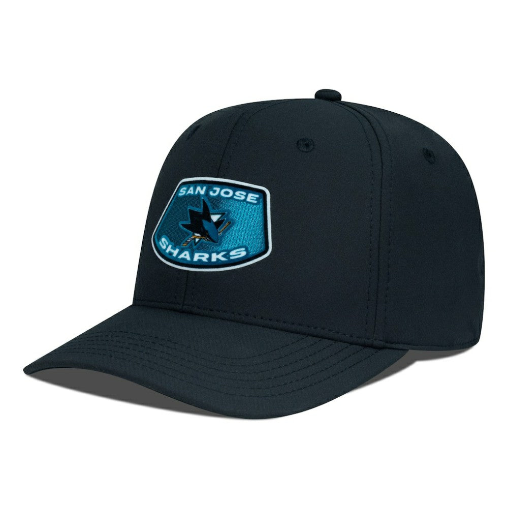 San Jose Sharks Levelwear Rise Skylight Flex Hat Black