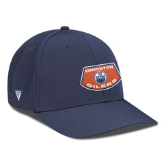 Edmonton Oilers Levelwear Rise Skylight Flex Hat Navy