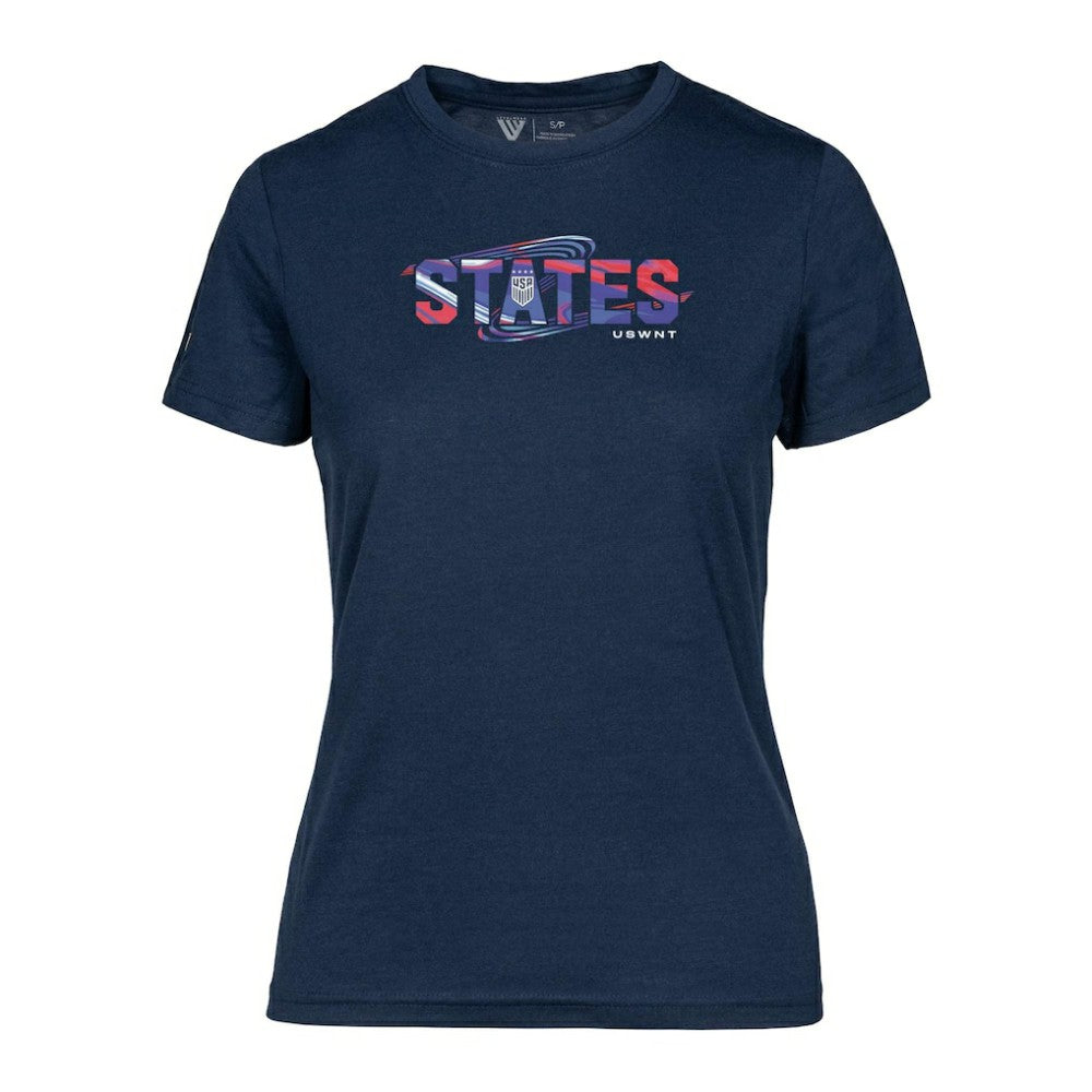 USWNT Levelwear Women's Maddox T-Shirt - Navy sale