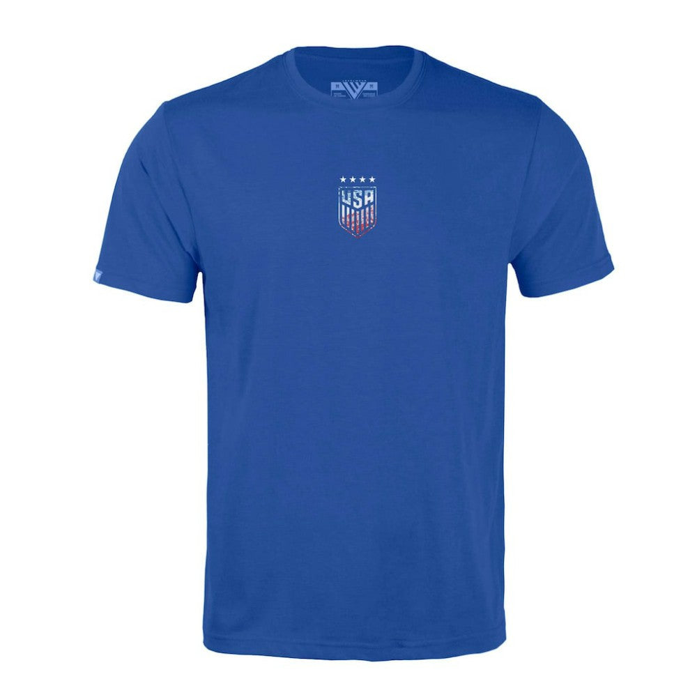 USWNT Levelwear Richmond T-Shirt - Royal for sale