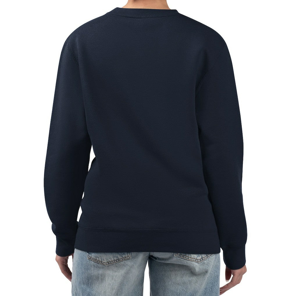 Denver Nuggets G-III 4Her by Carl Banks Women's Collage Team Name Fleece Pullover Sweatshirt sale - Navy sale