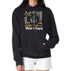 Golden State Warriors G-III 4Her by Carl Banks Women's Team Collage Graphic Fleece Pullover Hoodie sale - Black discount