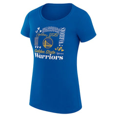 Golden State Warriors G-III 4Her by Carl Banks Women's Super-Slim Fit Lightweight Team Name Collage Graphic T-Shirt sale - Royal online