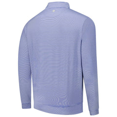 Philadelphia Phillies Peter Millar Perth Sugar Stripe Performance Quarter-Zip Top - Royal
