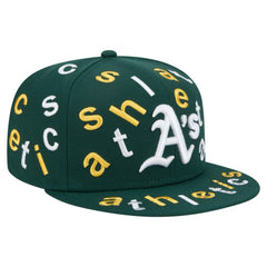 Oakland Athletics Team Confetti 59FIFTY Fitted Hat - Green | New Era