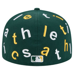 Oakland Athletics Team Confetti 59FIFTY Fitted Hat - Green | New Era