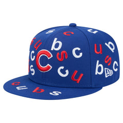 Chicago Cubs Team Confetti 59FIFTY Fitted Hat - Royal | New Era
