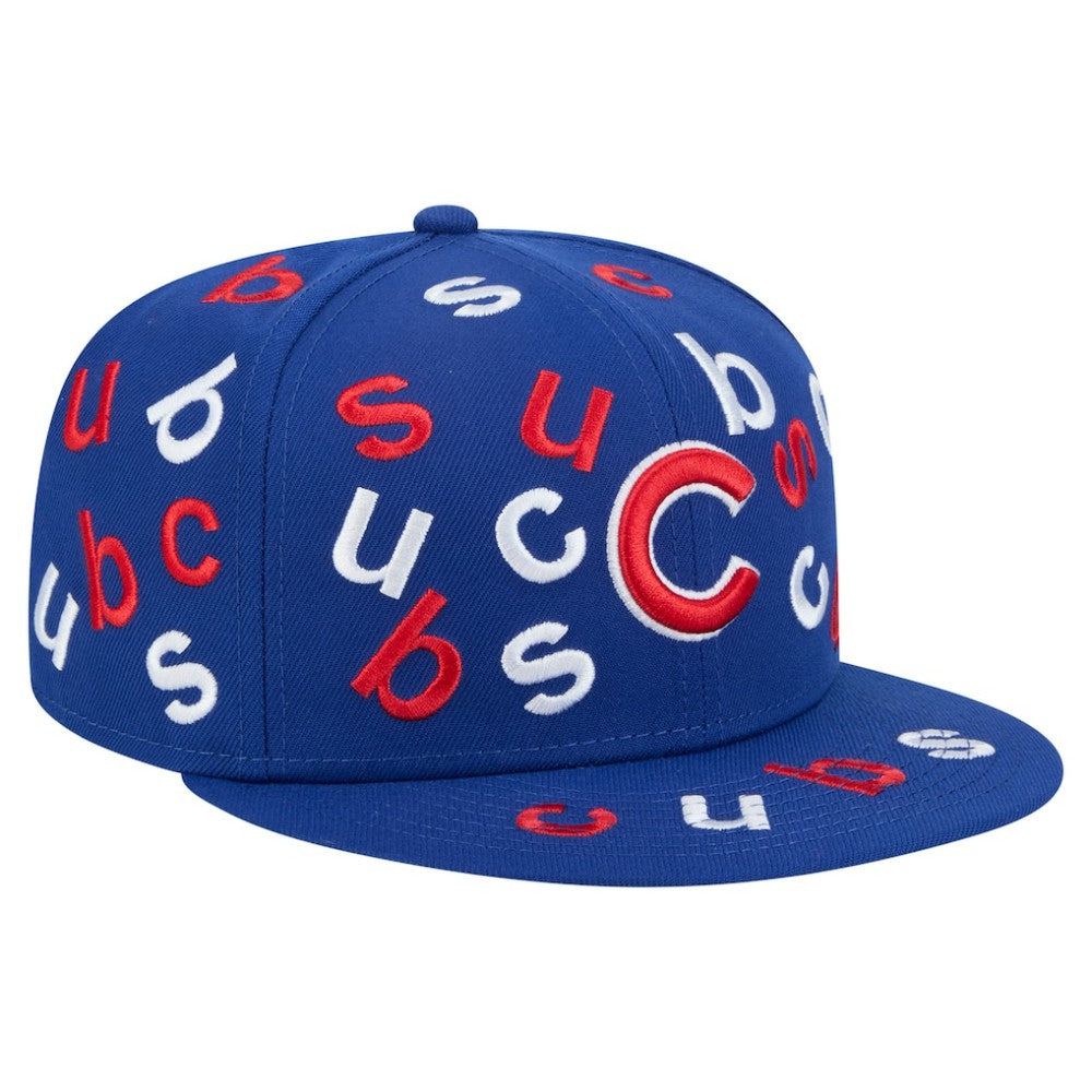 Chicago Cubs Team Confetti 59FIFTY Fitted Hat - Royal | New Era