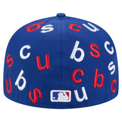 Chicago Cubs Team Confetti 59FIFTY Fitted Hat - Royal | New Era