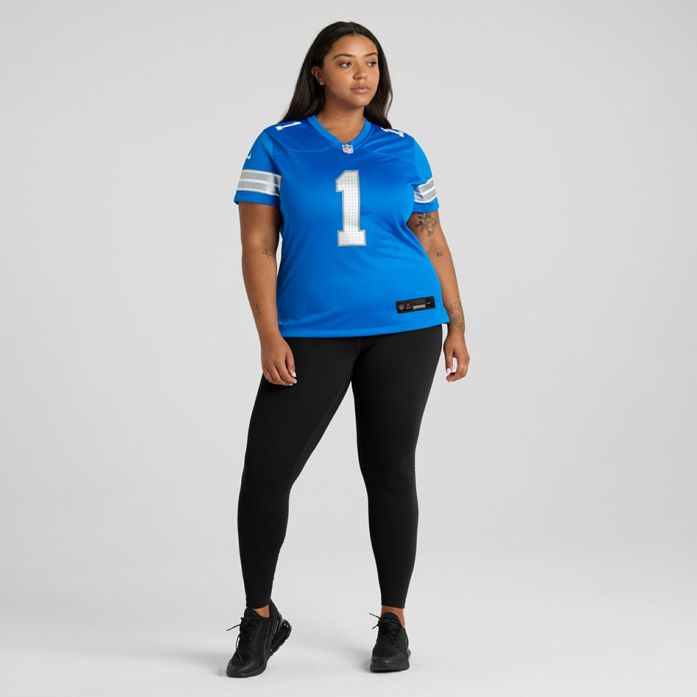 Number 1 Mom Detroit Lions Game Jersey - Blue | Nike discount