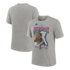 David Ortiz Boston Red Sox Cooperstown Collection Player Local T-Shirt - Heather Gray | Nike