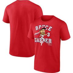 Bryce Harper Philadelphia Phillies Hometown Caricature T-Shirt - Red