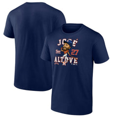 Jose Altuve Houston Astros Hometown Caricature T-Shirt - Navy