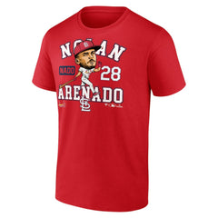 Nolan Arenado St. Louis Cardinals Hometown Caricature T-Shirt - Red
