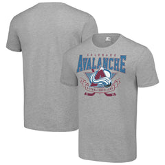Colorado Avalanche Starter Team Logo Graphic T-Shirt Heather Gray