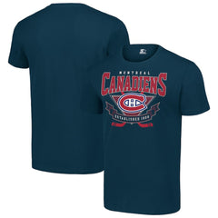 Montreal Canadiens Starter Team Logo Graphic T-Shirt Navy