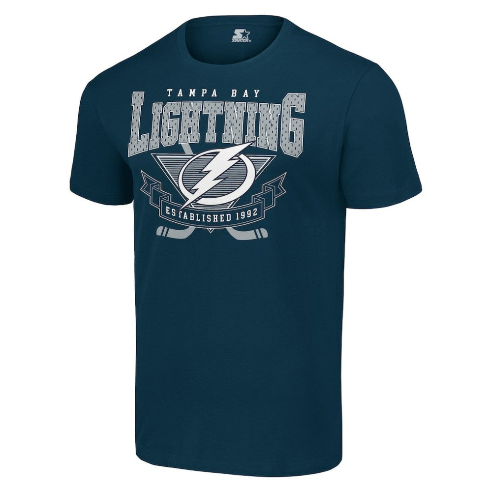 Tampa Bay Lightning Starter Team Logo Graphic T-Shirt Navy