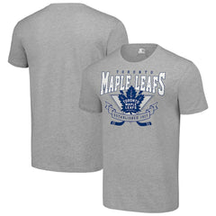 Toronto Maple Leafs Starter Team Logo Graphic T-Shirt Heather Gray