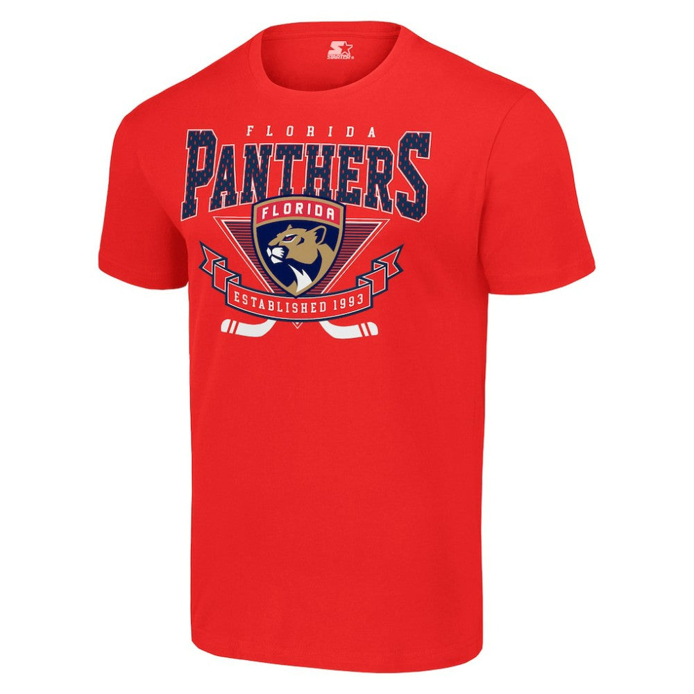 Florida Panthers Starter Team Logo Graphic T-Shirt Red