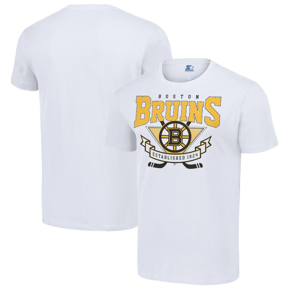 Boston Bruins Starter Team Logo Graphic T-Shirt White