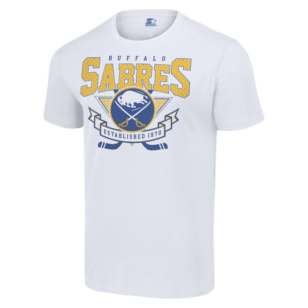 Buffalo Sabres Starter Team Logo Graphic T-Shirt White