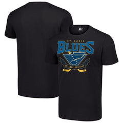 St. Louis Blues Starter Team Logo Graphic T-Shirt Black