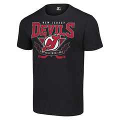 New Jersey Devils Starter Team Logo Graphic T-Shirt Black