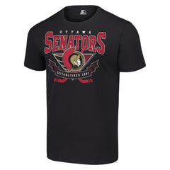 Ottawa Senators Starter Team Logo Graphic T-Shirt Black