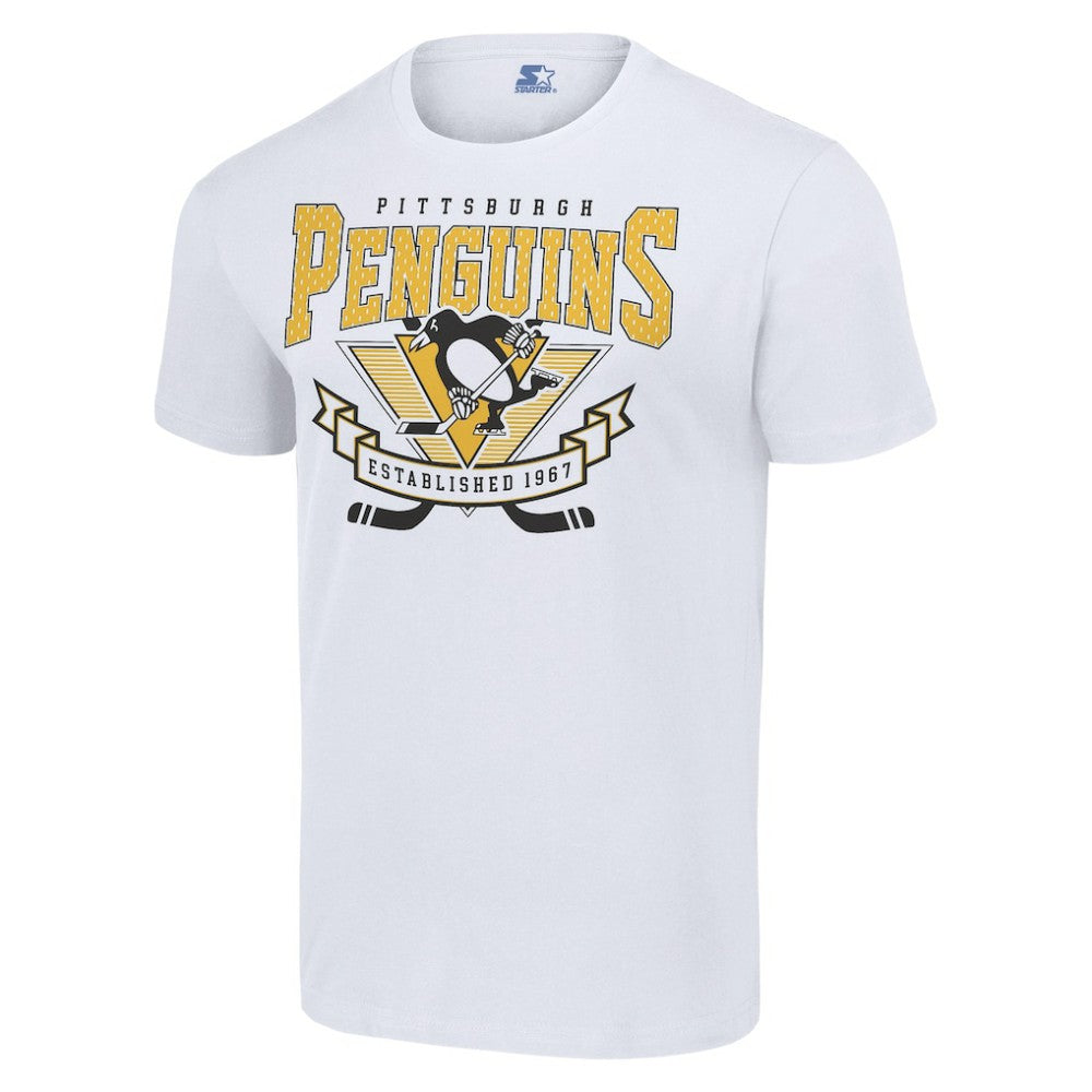 Pittsburgh Penguins Starter Team Logo Graphic T-Shirt White
