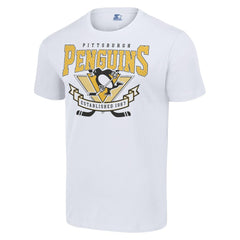 Pittsburgh Penguins Starter Team Logo Graphic T-Shirt White