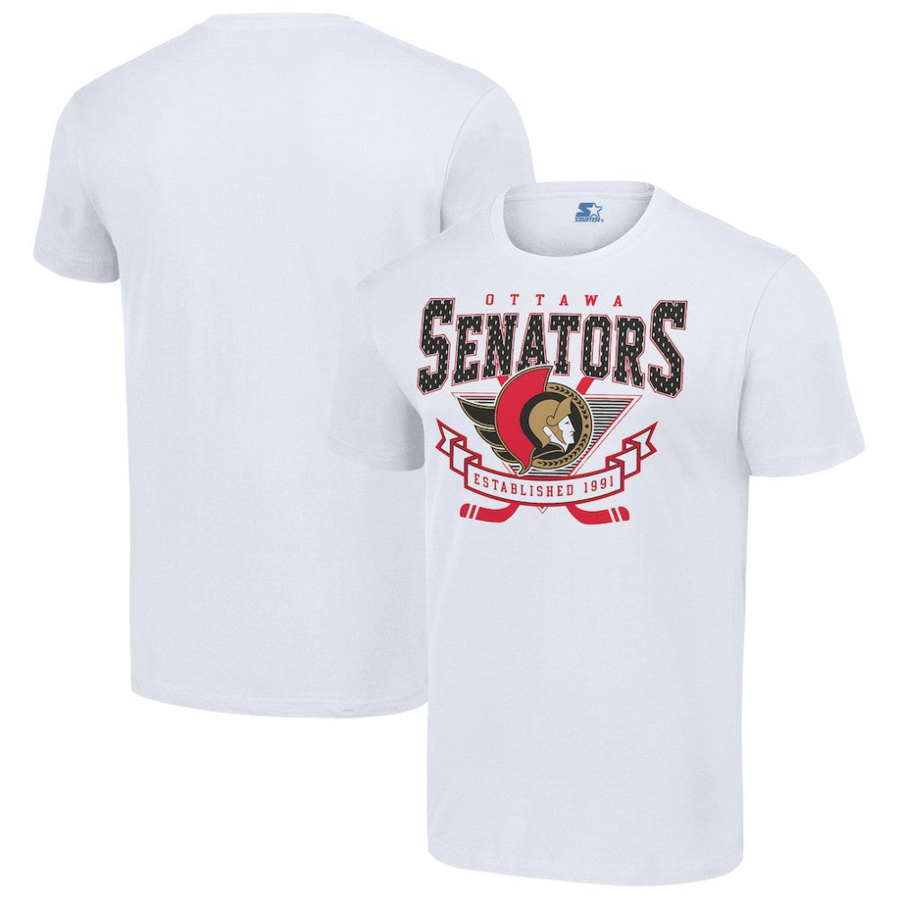 Ottawa Senators Starter Team Logo Graphic T-Shirt White