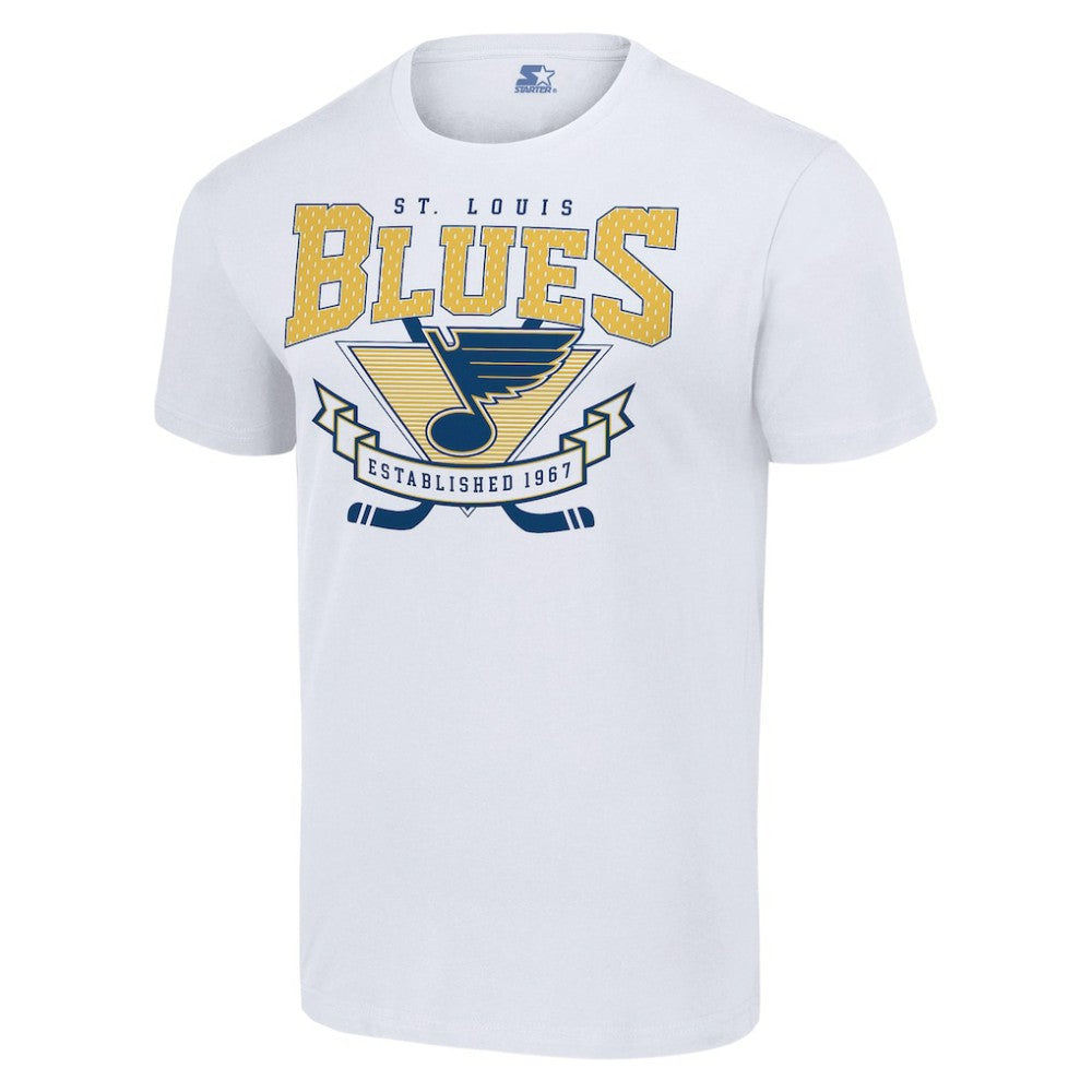 St. Louis Blues Starter Team Logo Graphic T-Shirt White