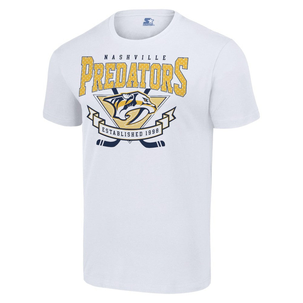 Nashville Predators Starter Team Logo Graphic T-Shirt White