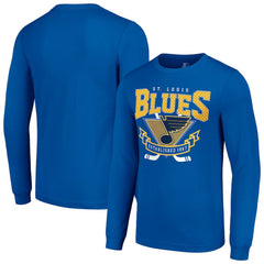 St. Louis Blues Starter Team Logo Graphic Long Sleeve T-Shirt Blue