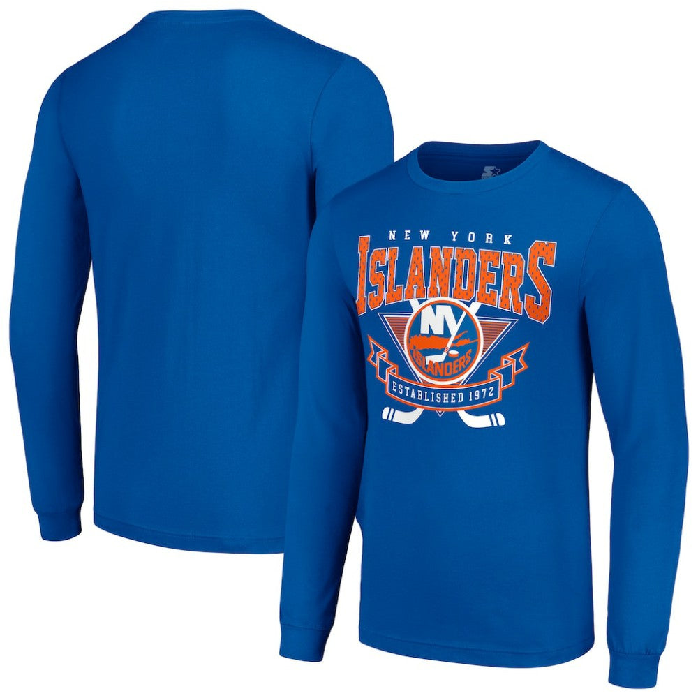 New York Islanders Starter Team Logo Graphic Long Sleeve T-Shirt Royal