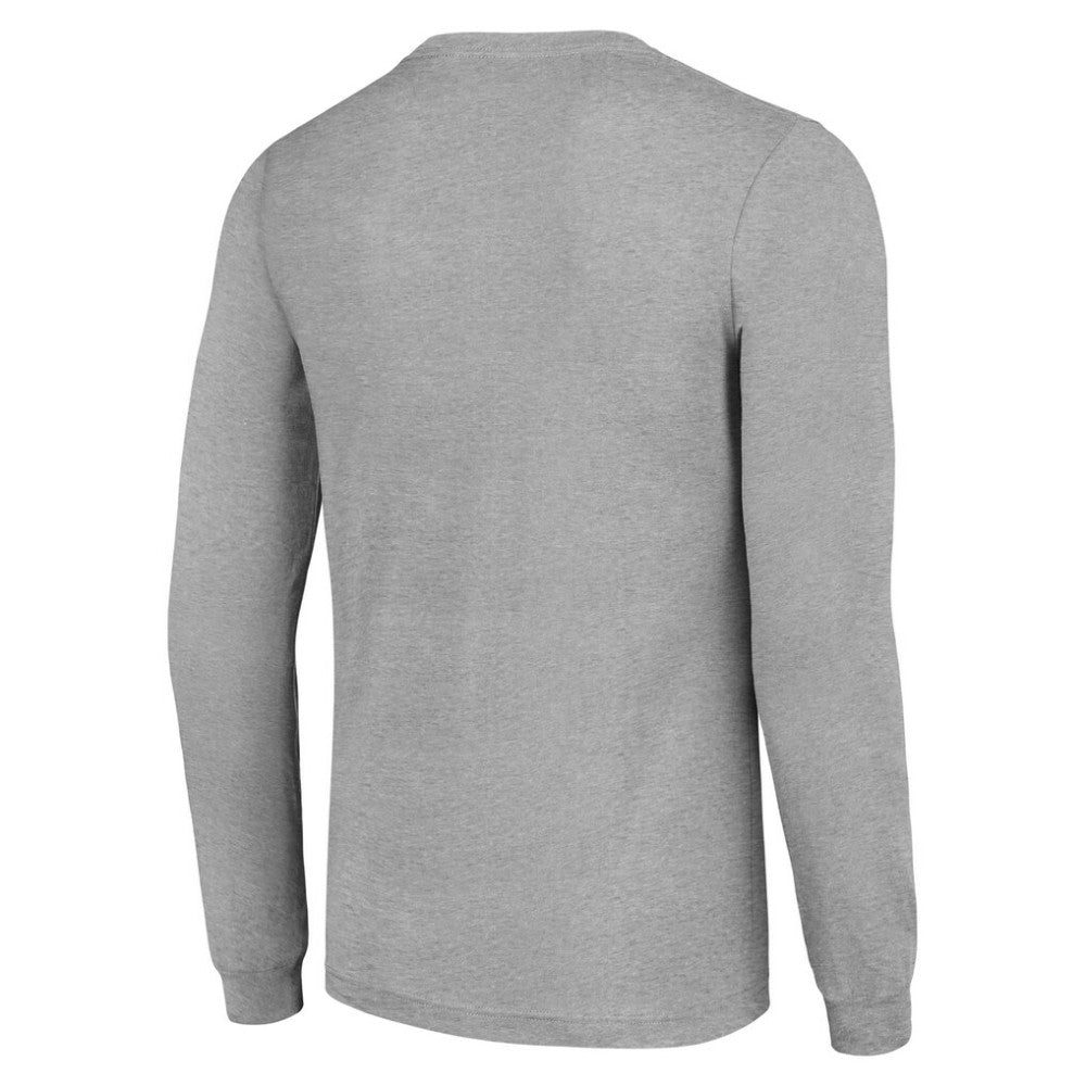 Carolina Hurricanes Starter '80s Inspired Team Logo Long Sleeve T-Shirt Heather Gray