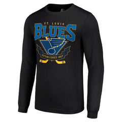 St. Louis Blues Starter Team Logo Graphic Long Sleeve T-Shirt Black