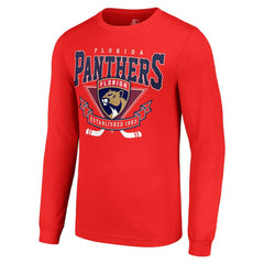 Florida Panthers Starter Team Logo Graphic Long Sleeve T-Shirt Red