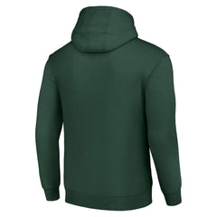 Minnesota Wild Starter Team Logo Graphic Fleece Tri-Blend Pullover Hoodie Olive