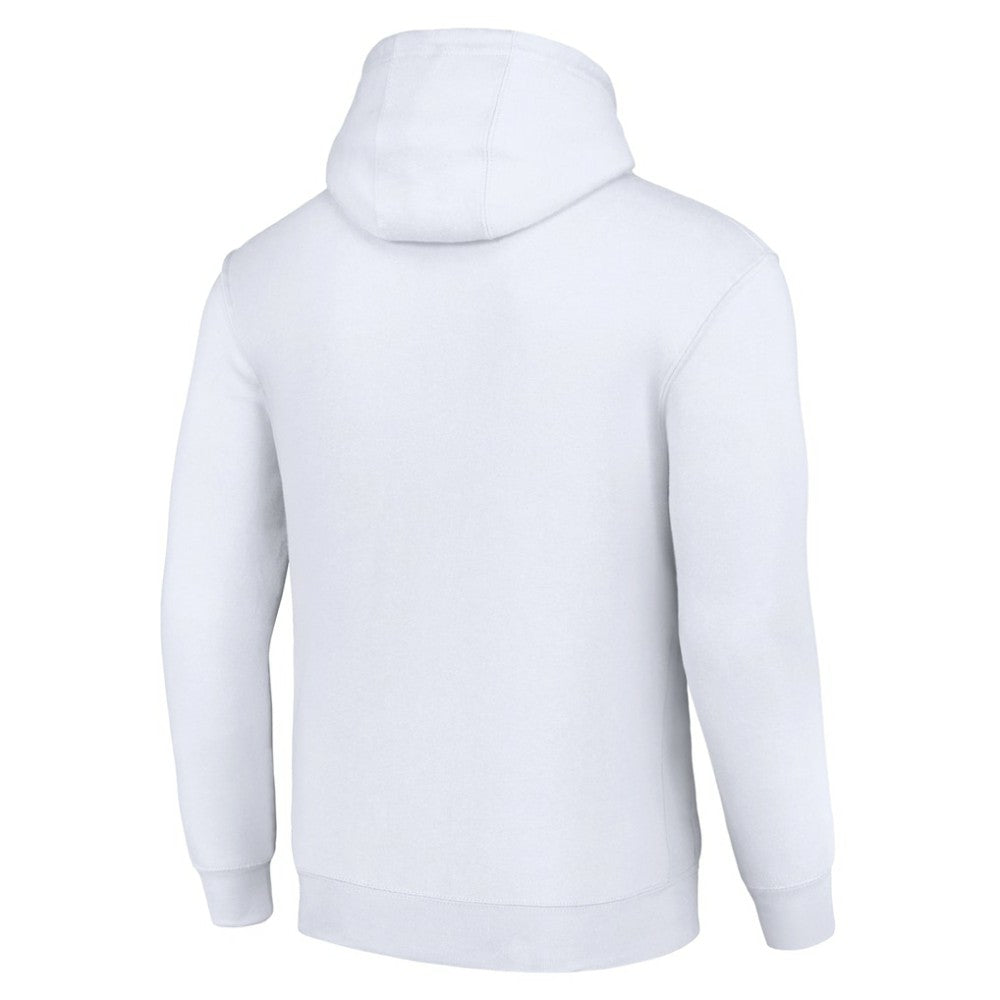 New York Rangers Starter Team Logo Graphic Fleece Tri-Blend Pullover Hoodie White