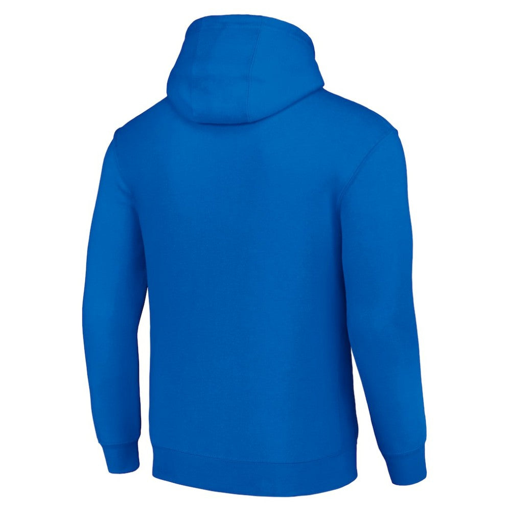 New York Rangers Starter Team Logo Graphic Fleece Tri-Blend Pullover Hoodie Blue
