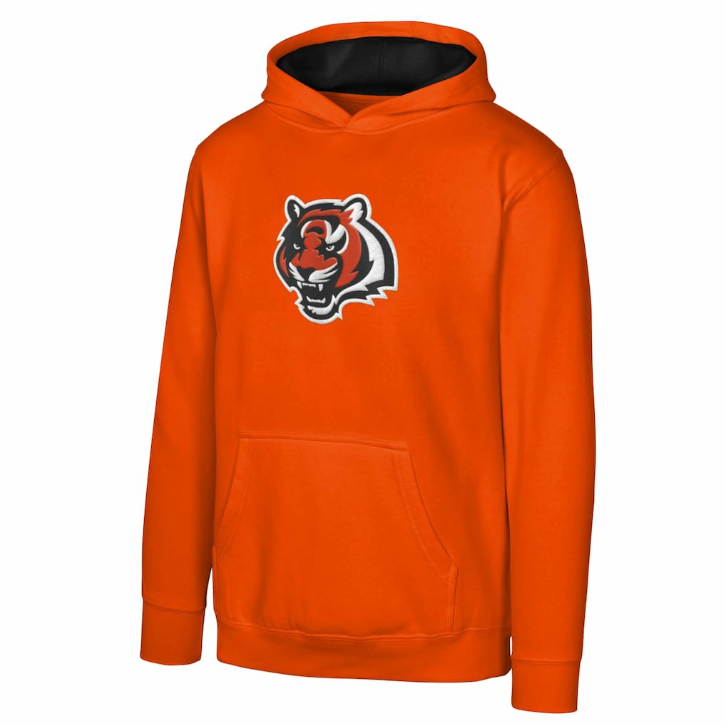 Cincinnati Bengals Youth Prime Pullover Hoodie - Orange online