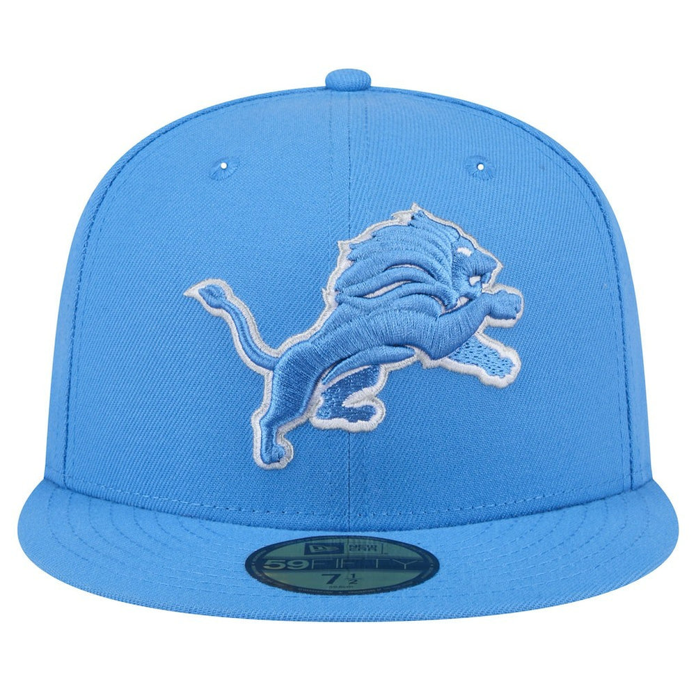 Detroit Lions New Era Omaha 59FIFTY Fitted Hat - Blue for sale