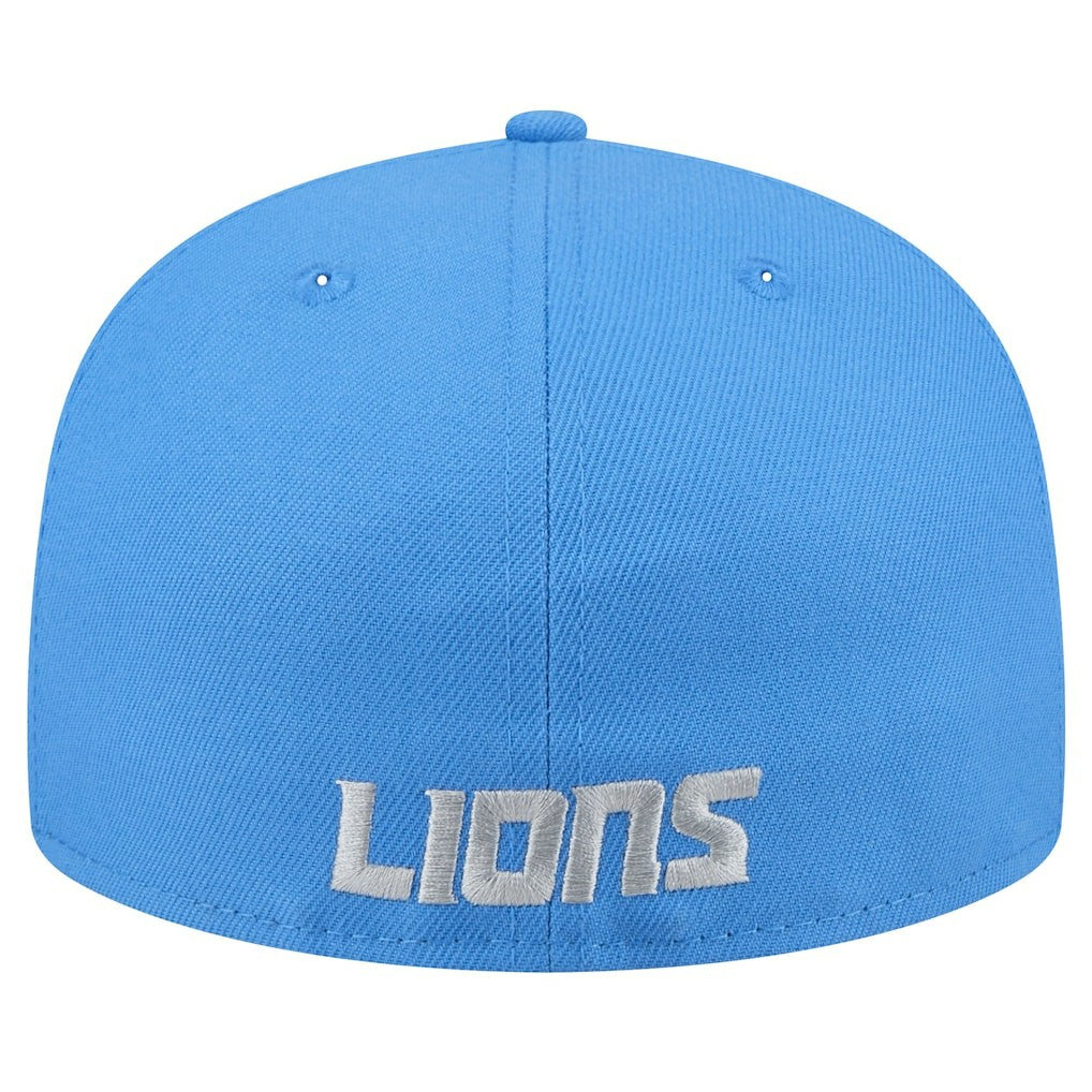 Detroit Lions New Era Omaha 59FIFTY Fitted Hat - Blue for sale