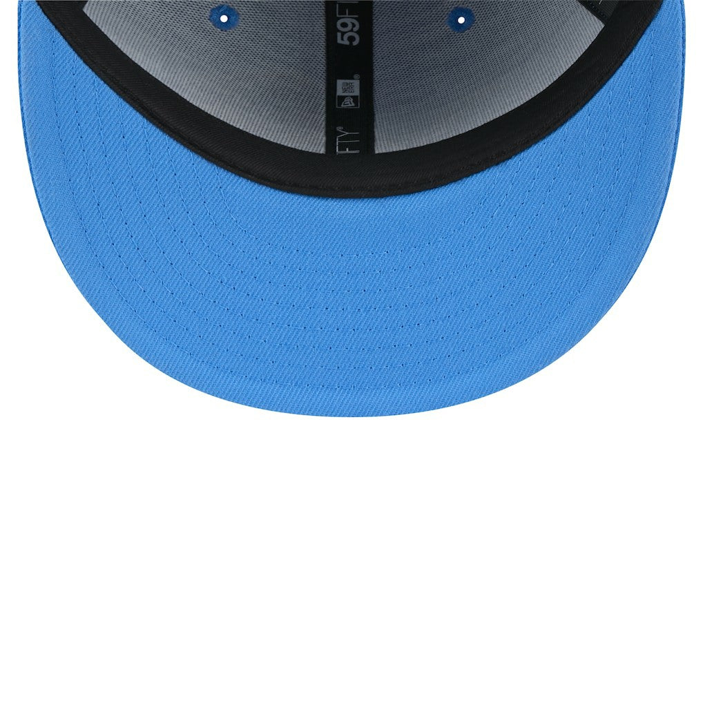 Detroit Lions New Era Omaha 59FIFTY Fitted Hat - Blue for sale