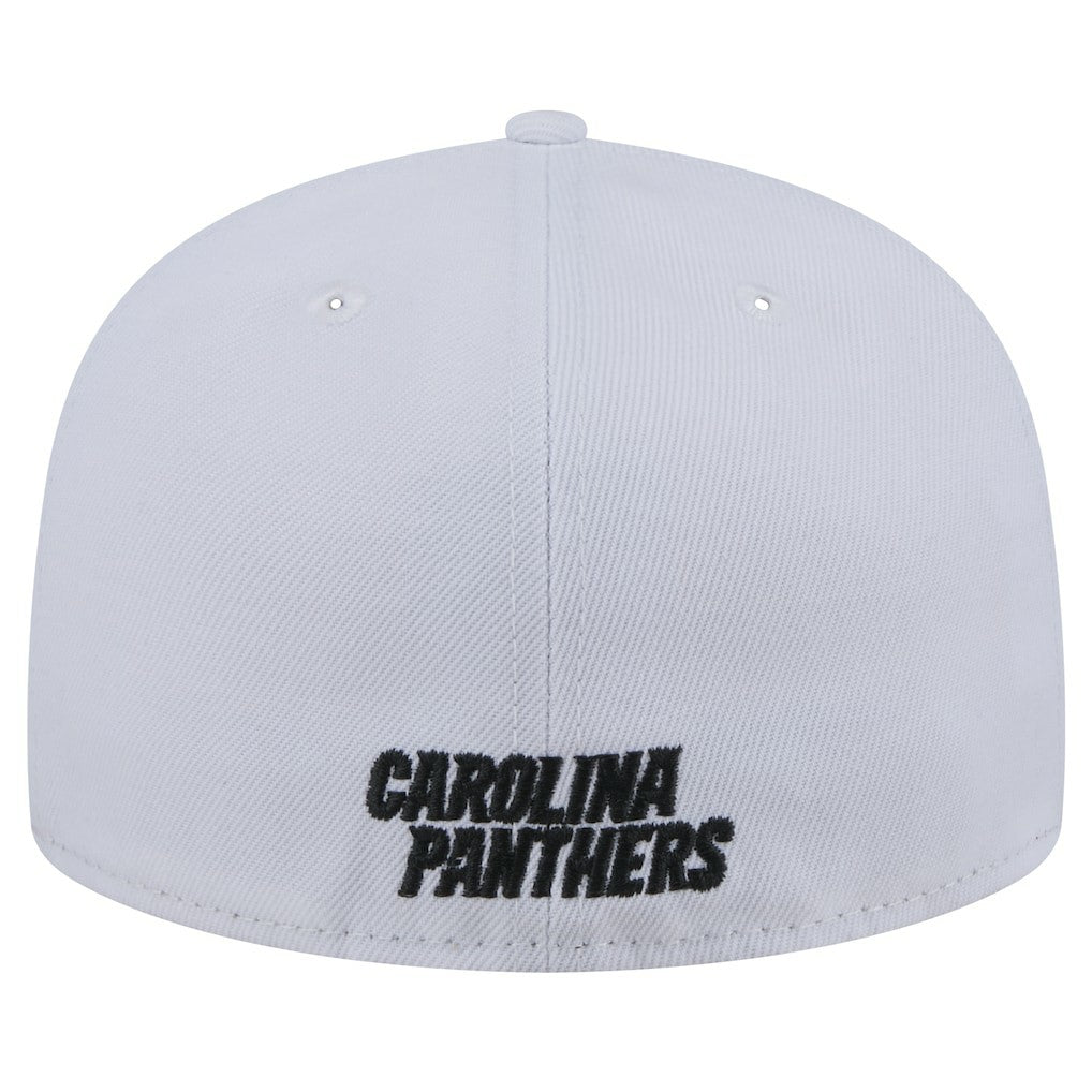 Carolina Panthers New Era Omaha 59FIFTY Fitted Hat - White for sale