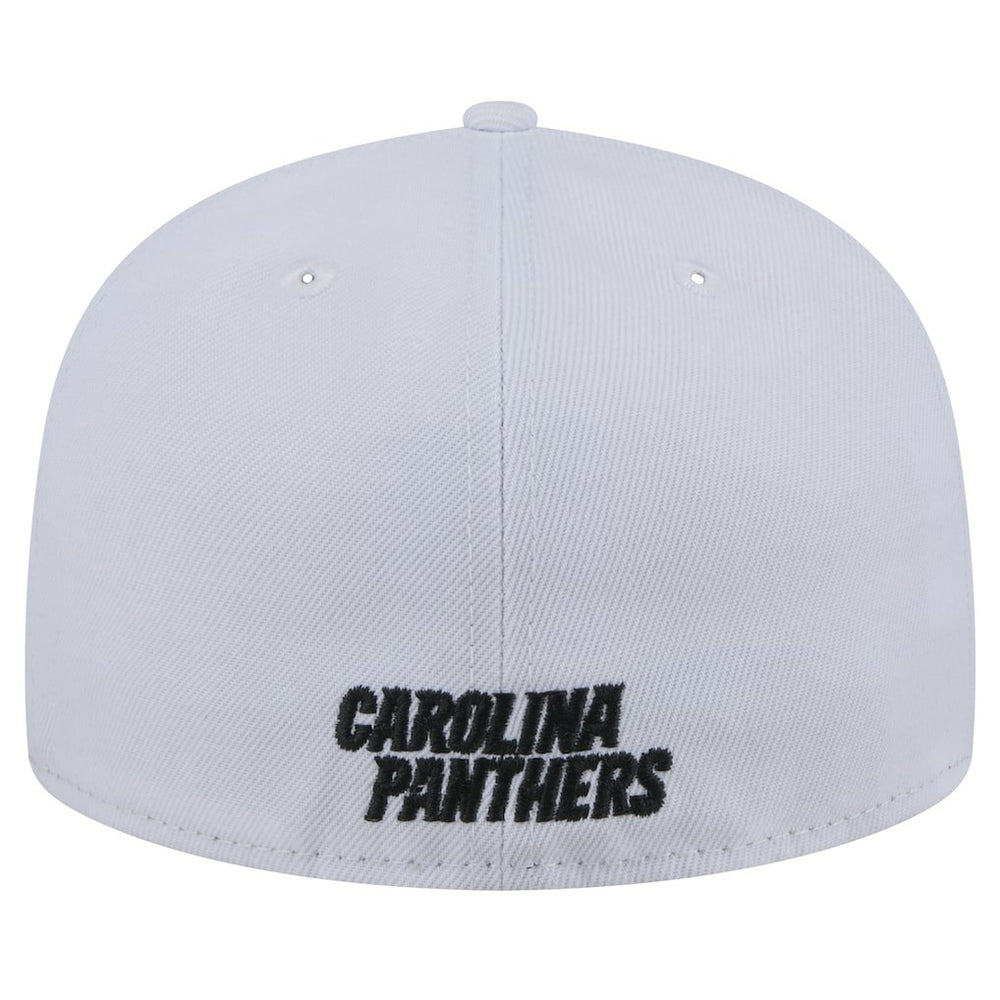 Carolina Panthers New Era Omaha 59FIFTY Fitted Hat - White for sale