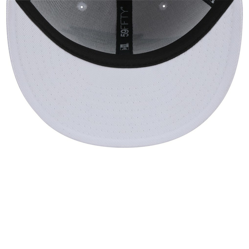 Carolina Panthers New Era Omaha 59FIFTY Fitted Hat - White for sale