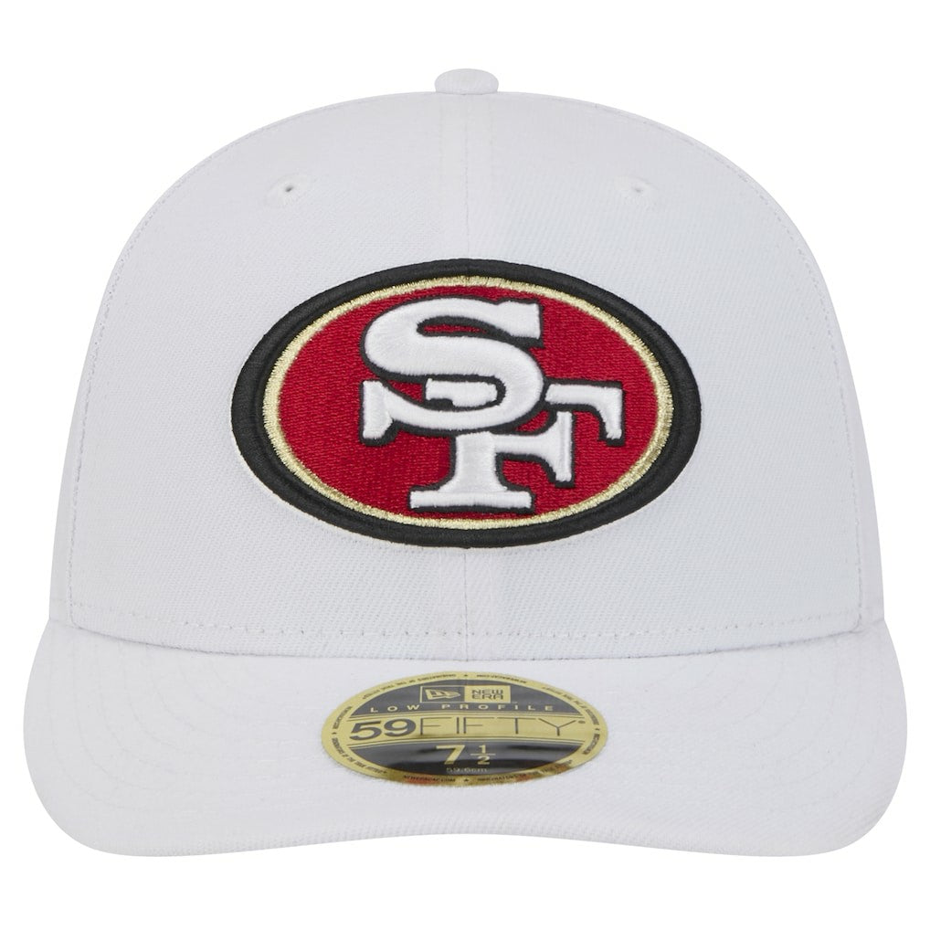 San Francisco 49ers New Era Omaha Low Profile 59FIFTY Fitted Hat - White discount