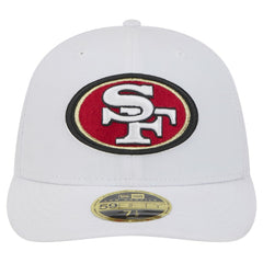 San Francisco 49ers New Era Omaha Low Profile 59FIFTY Fitted Hat - White discount